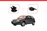 Imagem do produto Guarnição Para-brisa 3PCs PVC para Volkswagen Gol G2/G3 1995 a 1998 - Cod. 49